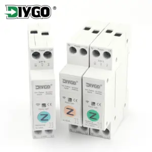 63A 1P+N Zigbee/WiFi Smart Switch Circuit Breaker Energy Meter Kwh Metering Timer Relay Leakage Protection MCB Tuya SmartLife