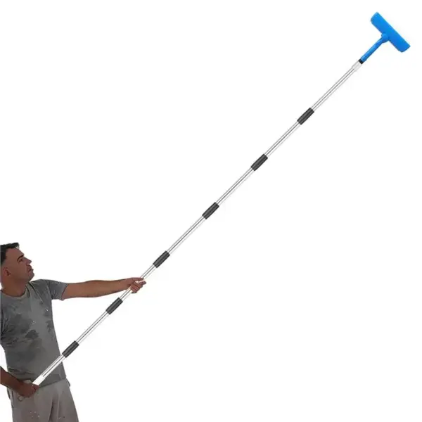 ABKY-Ceiling Paint Roller Kit 10 Inch Roller 9FT Extension Pole Splatter-Free No Drip For Ceilings& Walls