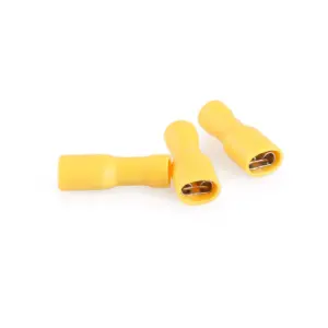 50Pcs Female Insulated Electrical Terminals Connectors Kit Waterproof Seal for Marine Car Navigation Cold Press