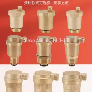 1pc 4/6 minutes 1 inch Male Thread Brass Automatic Air Pressure Vent Valve Safety Release Valve Pressure Relief Valve For Solar