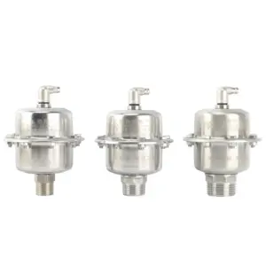 New-Type 1/2" 3/4" 1" BSPT Male 304 Stainless Automatic Air Vent Safety Release Pressure Relief Valve Pipeline Water Heating