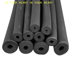 【X】Thermal Insulation Tubular Protective Sleeve For Air Conditioning 1.8M Sponge Rubber Pipe Black Waterproof Pipeline Holder