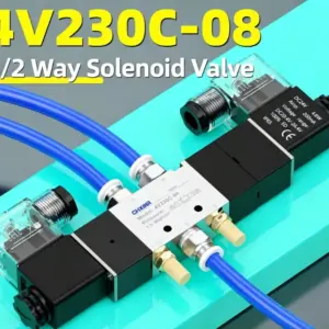 Dual Control Air Solenoid Valve 3-position 5-way Pneumatic Solenoid Valve 4V130C-06 4V230C-08 4V330C-10 4V430C-15