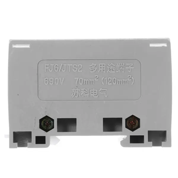 Din Rail Terminal Block Assembly 1 in 6 Out Push in Wire Connectors Distribution Terminal Blocks for Circuit Breaker Panels