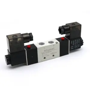 4V220-08 5 way 2 Position 1/4" Aluminum Alloy Internal E Airtac Air Pneumatic Solenoid Valve DC12V,DC24V or AC110V AC220V