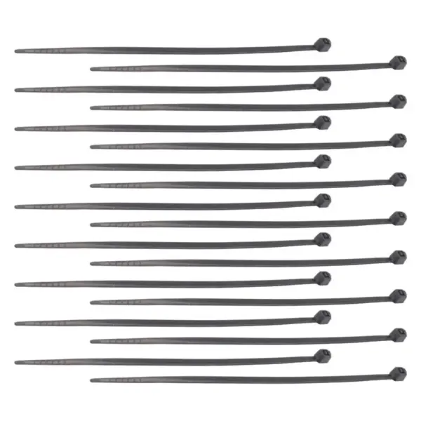 2025 Trend 1000 Pcs Black Nylon Cable Zip Tie Fasten Wrap 95Mm X 2Mm