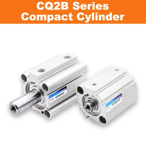 NEW Type CQ2B Series Double Acting Thin Cylinder Compact Pneumatic Air Cylinder With Internal Thread CQ2B20/25/32/40/63/80/100