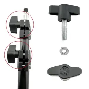 1/4"-20 Thumb Screw for Phone Live Stream Stand Speaker Piano Stand Tripod Tighten Adjustable T-Handle Stainless Steel Bolt Nut