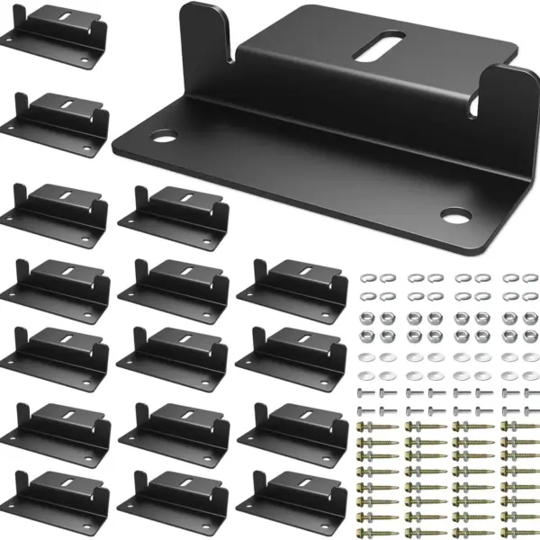 4/8Pcs Solar Photovoltaic Brackets Solar Panel Aluminum Mounting Bracket Kits Roof Z-Style Bracket Mount For Car Boat RV Yacht