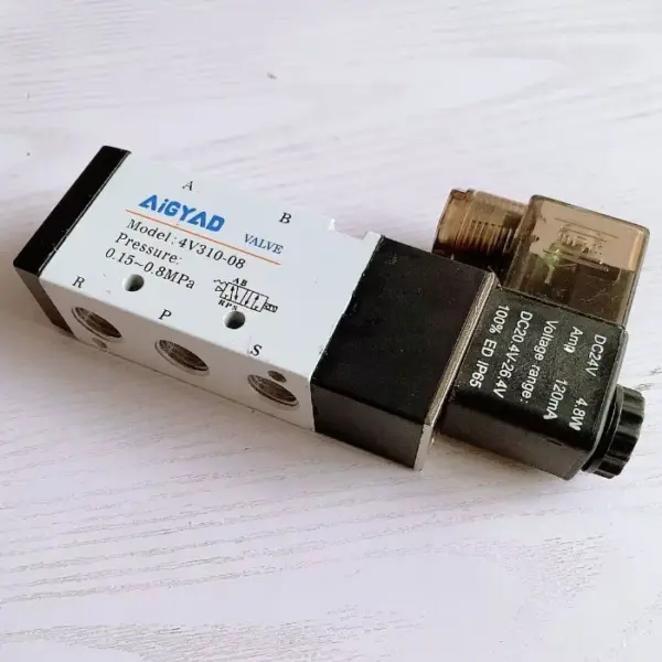 Air Solenoid Valves 4V310-08 2 Position 5 Port 1/4" Pneumatic Control Valve