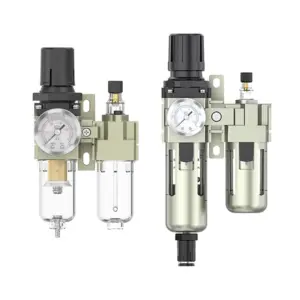 Metallic Pneumatic Pressure Regulator AC2010-02 AC3010-03 AC4010-04 Oil Water Separator Compressor Air Filter.
