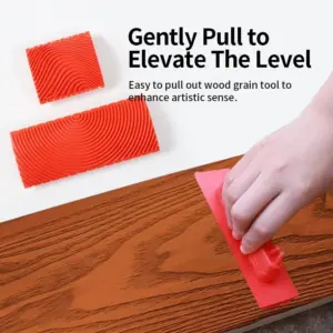 Rubber Wood Graining Tools Set Texture DIY Paint Roller Brush Pattern for Wall Room Home Yard Garden Decoration Painting Tools