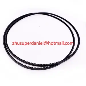 6pcs/lot XPZ1287/ XPZ1337 screw air compressor driving belt leather belt V ribbed belt