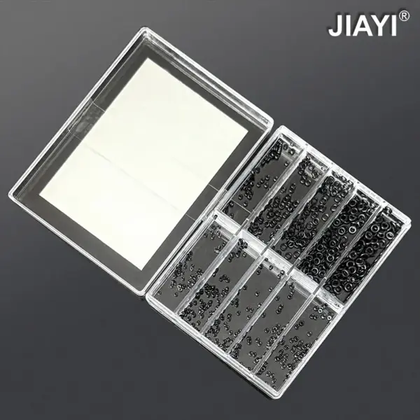 500Pcs Watch O-Ring Set Waterproof Rubber Sealing Washers Mini Gasket for DIY Watch Crown Repair Watchmaker Repair Tools Kit