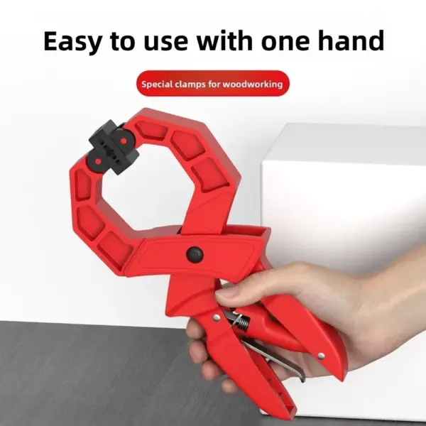 8 in Heavy Duty Spring Clamp Strong Grip Large Fixing Woodworking Clip Ergonomic Handle Plastic Quick Grip Clamp Carpenter