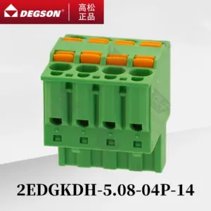 10Pcs DEGSON 2EDGKDH-5.08-04P-14-00ZH Sensor DIN RAIL TERMINAL BLOCKS PHOENIX CONNECTOR UL94V-0 20A 320V