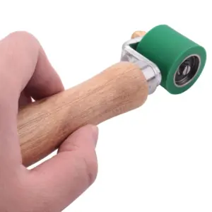 ABFI Hand Pressure Roller, 1.1 Inch Silicone Pressure Roller Roller Seam Roller For PVC/TPO/EPDM Roofing Tools Flooring Tools