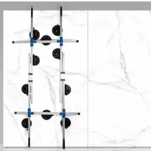 Stone handling rack 8 inches Vacuum suction cup Slate tiles lift the plate frame Tile Mover 4 double suction cups