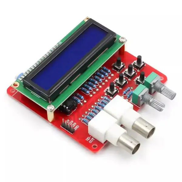 DDS Signal Generator Kit DIY 1-65535HZ Digital Function Generator with Sine Triangle Square Saw Rotating Triangle Waves-A75P