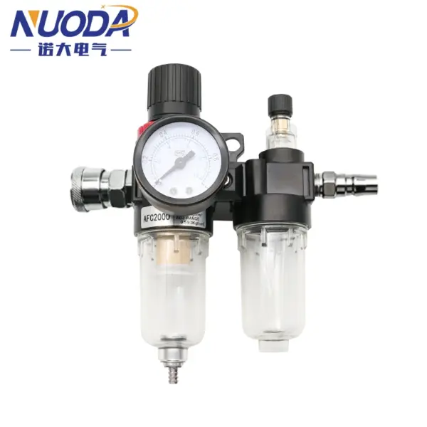 AFC2000 G1/4 Air Compressor Oil Water Separator Air Filter Used To Reduce Pressure Valve Regulator AFR2000 + AL2000
