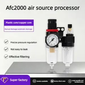AFC2000G1/4 "air Compressor Oil-water Separator Air Source Processor Two-piece Air Filter for Pressure Reducing Valve Regulator
