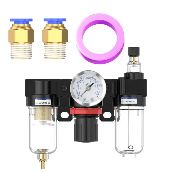 Air source dryer filter AC2000 oil-water separator air compressor pressure regulating valve triple piece