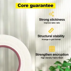 Self-Adhesive Drywall Joint Tape Fiberglass Heavy Duty Fiber Mesh Crack Patch Tape Alkali Resistant Drywall Repair Tape