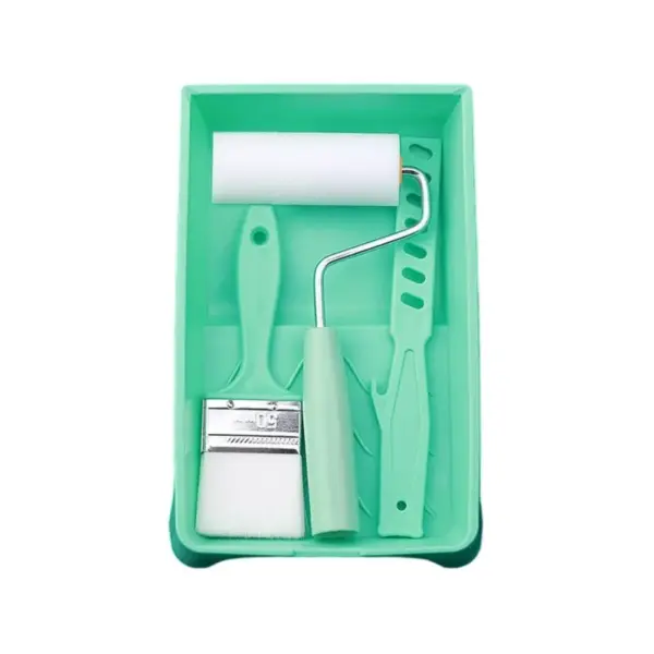 【PARTY  DAY】Industrial Tool Paint Tray Set With Sponge Roller Brushes
