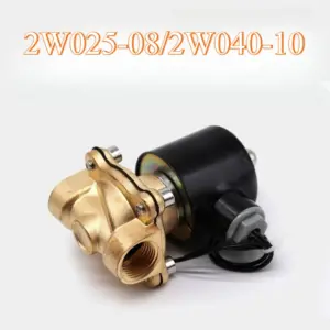 2W160-15 2-Way Electric Solenoid Valve - 1/4"~1/2" Port Size Pneumatic/Water Control Valve for Machinery Systems