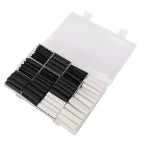 RALCA-300Pcs 3:1 Heat Shrink Tubing Kit With Glue Dual Wall Tubing 2.4/3.2/4.8/6.4/7.9/9.5/12.7Mm Adhesive Lined Sleeve Wrap