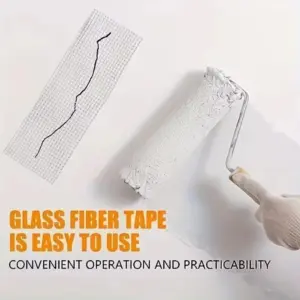 1 Roll 30M Glass fiber self-adhesive mesh tape wall crack Repair thermal insulation Decorative Mesh Seam Tape