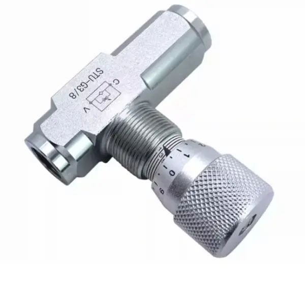 Flow Control Valve STU Hydraulic Throttle Valve One-way STU-G1/4 STU-G3/8 STU-G1/2 STU-G3/4 STU-G1 1PC