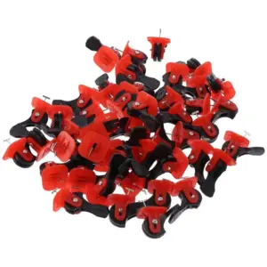 50Pcs Tile Leveling System Pro Tools Kit Reusable Floor Leveling Compounds Adjustable Fits 8-12mm