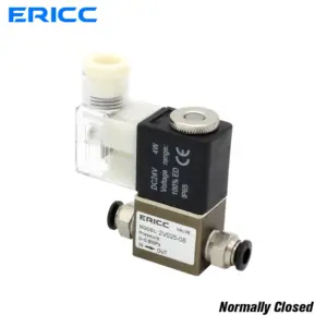 2V025-08 Normally Closed 12V 24V 220V 1/4" BSP 2 Way 2 Position Air Solenoid Valve 2V025-08 Pneumatic Control Valve