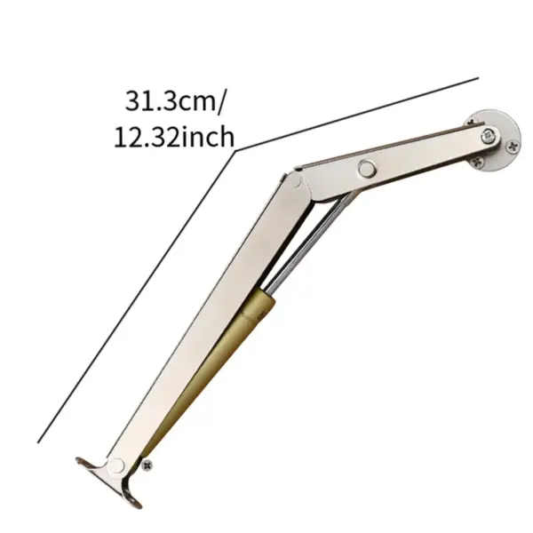 Lid Support Hinge Gas Struts Easy to Install Chest Hinge Zinc Alloy Pneumatic Lid Lifter Gas Spring for RV Cabinet Window