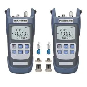 pcs 3 in Function Fiber Optic Tester Portable Optical Power Meter FC/SC/ST and VFL-0 Visual Fault Locator and LED Lighting OPM