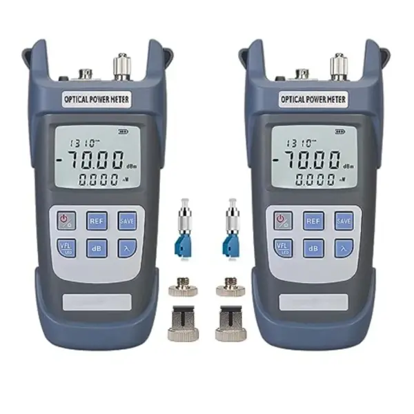 pcs 3 in Function Fiber Optic Tester Portable Optical Power Meter FC/SC/ST and VFL-0 Visual Fault Locator and LED Lighting OPM