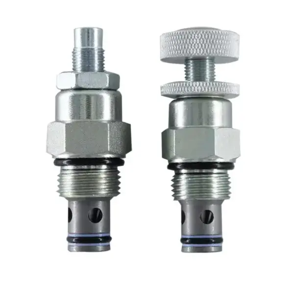 Hydraulic throttle valve lnv2-08 threaded flow control shut-off valve manual speed control valve lf08