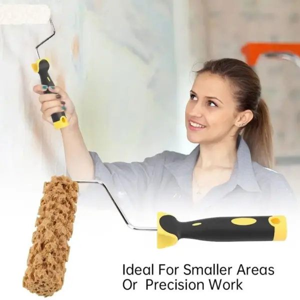 With Handle Texture Pattern Paint Roller Texture Tool Pattern Tool Imitation Seaweed Sponge Roller M 60 M 80