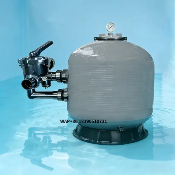 HOTOOK SM450 Swimming Pool Sand Filter System Fiberglass 6-Way Multi-Port Valve Filter Backwash Rinse Recirculate Waste Winter