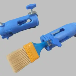 Paint Brush Extender Paint Roller Extension Pole Clamping Tool Telescopic Rod Paint Handle Tool for Painting the Ceiling B03E