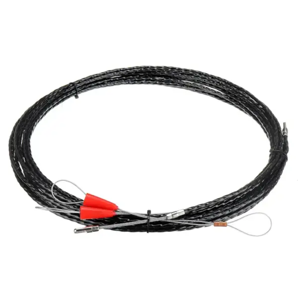 5/10/15/20/25m/30m/35m/40m 5mm Cable Puller Electrical Wire Fish Tape Cable Fiberglass Fish Tape Reel Puller Wall Wire Conduit
