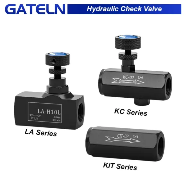 Hydraulic one-way throttle valve, liquid pipe control valve, flow control valve, oil pipe speed control valve