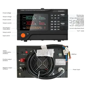 Laboratory programmable adjustable 80V 30A laptop maintenance variable bench DC power supply