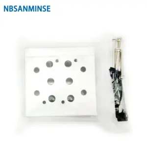 NBSANMINSE SY5000 Conflux Board Manifold For SY Solenoid Valve Group Control Valve G Thread 1/4" Port Type Low Pressure