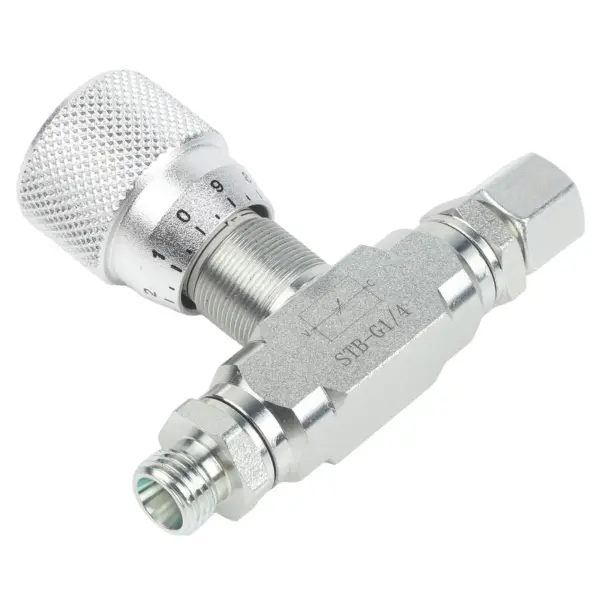 Precision Flow Control Valve Hydraulic Control Valve 08L Connector Throttle Valve 3 8-inch NPT Female Max Pressure 5800 PSI
