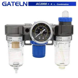 High quality AC2000 Pressure Regulator Gauge Air Compressor Filter Oil Moisture Separator For Water Filters Dehumidifier