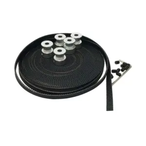 3D Printer 5M 2GT-6 Open Ended Timing Belt Width 6mm Pitch 2mm & 5pcs GT2 Timing Belt Pulley 16 Teeth Bore 5mm