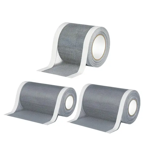 Screen Repair Tape Self Adhesive DIY Cuttable Waterproof Fiberglass Mesh Tape Strong Bonding Window Door Mesh Repair Kit