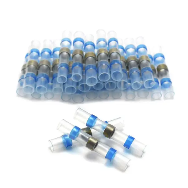 Heat Shrinkable Wire Terminals Electrical Insulated Automotive Spade Soldering Seal Connector Assortment Kit